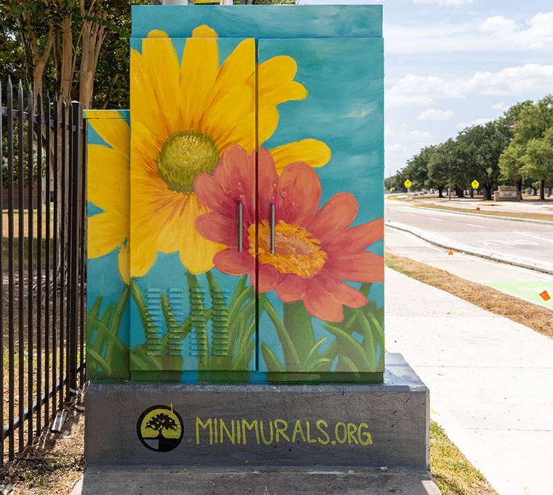 Mini Mural - W Montgomery at W Mount Houston