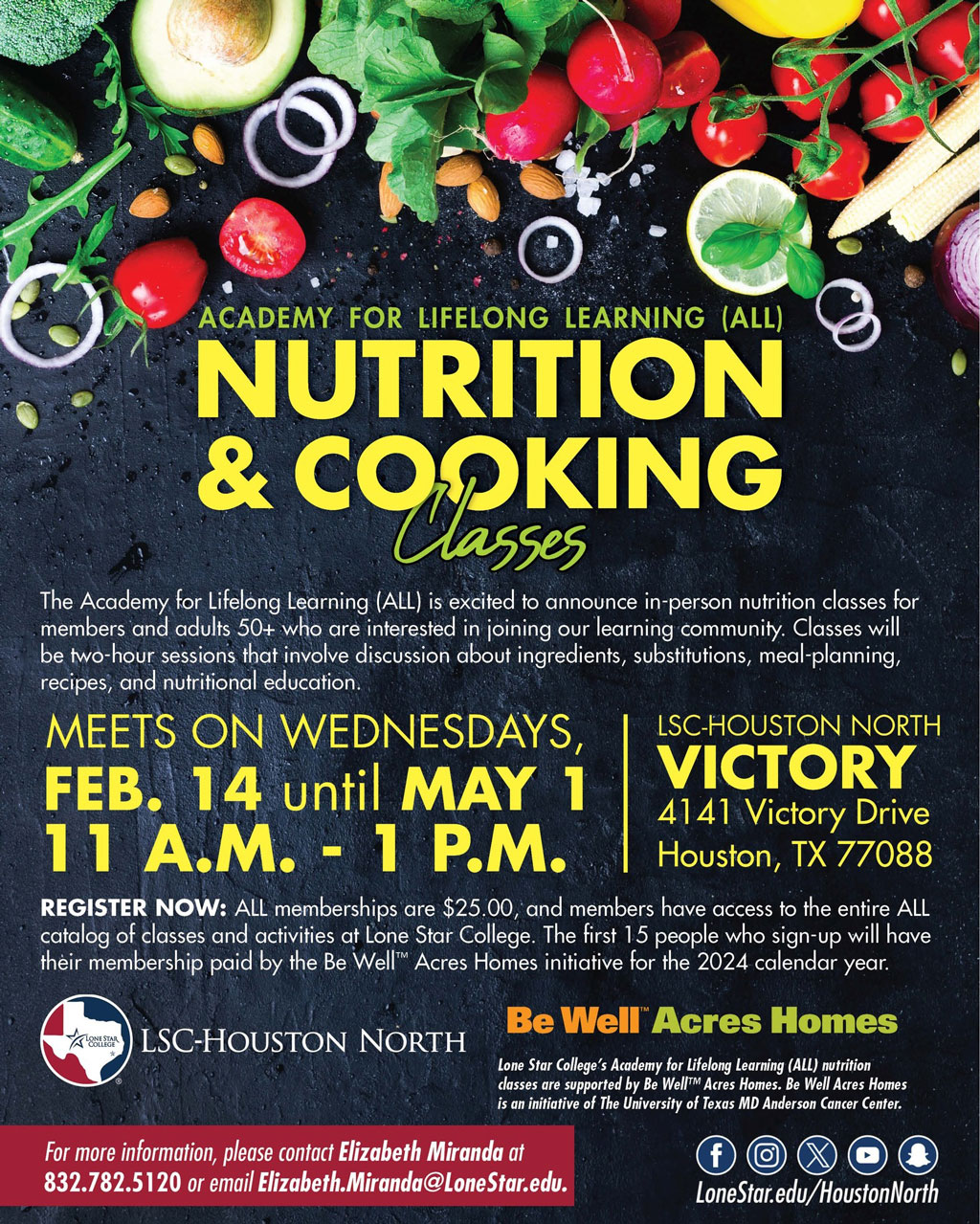 LSC Houston North Nutrition and Cooking Classes web