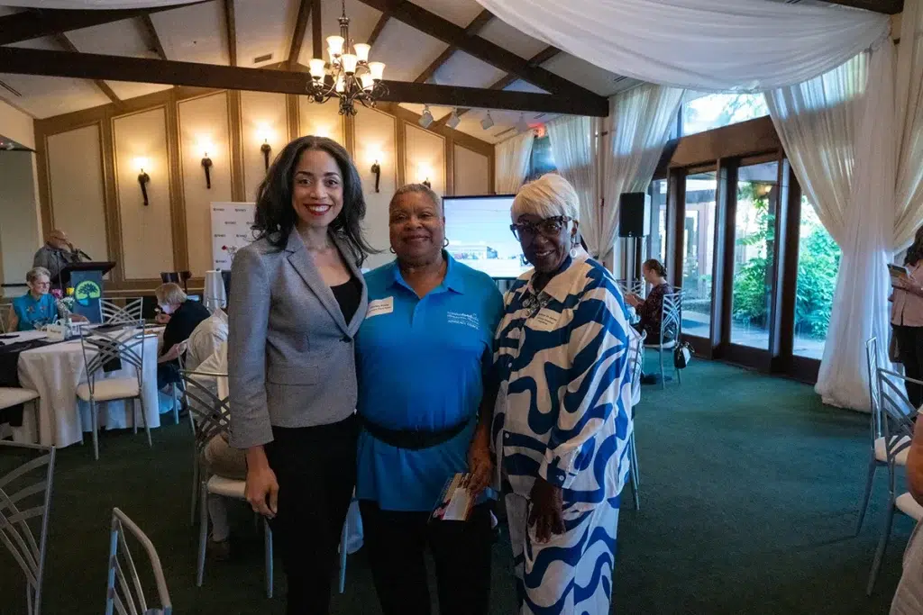 Amanda Edwards, Shirley Paley, and Kathryn St. Julian