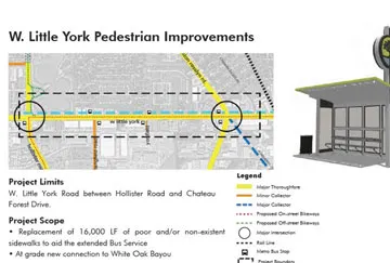 W Little York Pedestrian Improvement